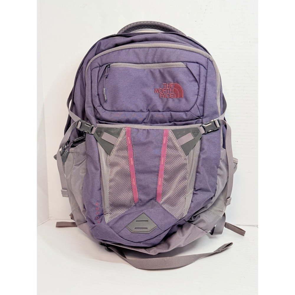 The North Face Recon FlexVent Laptop Backpack Purple Gray NF00CLG3 19"